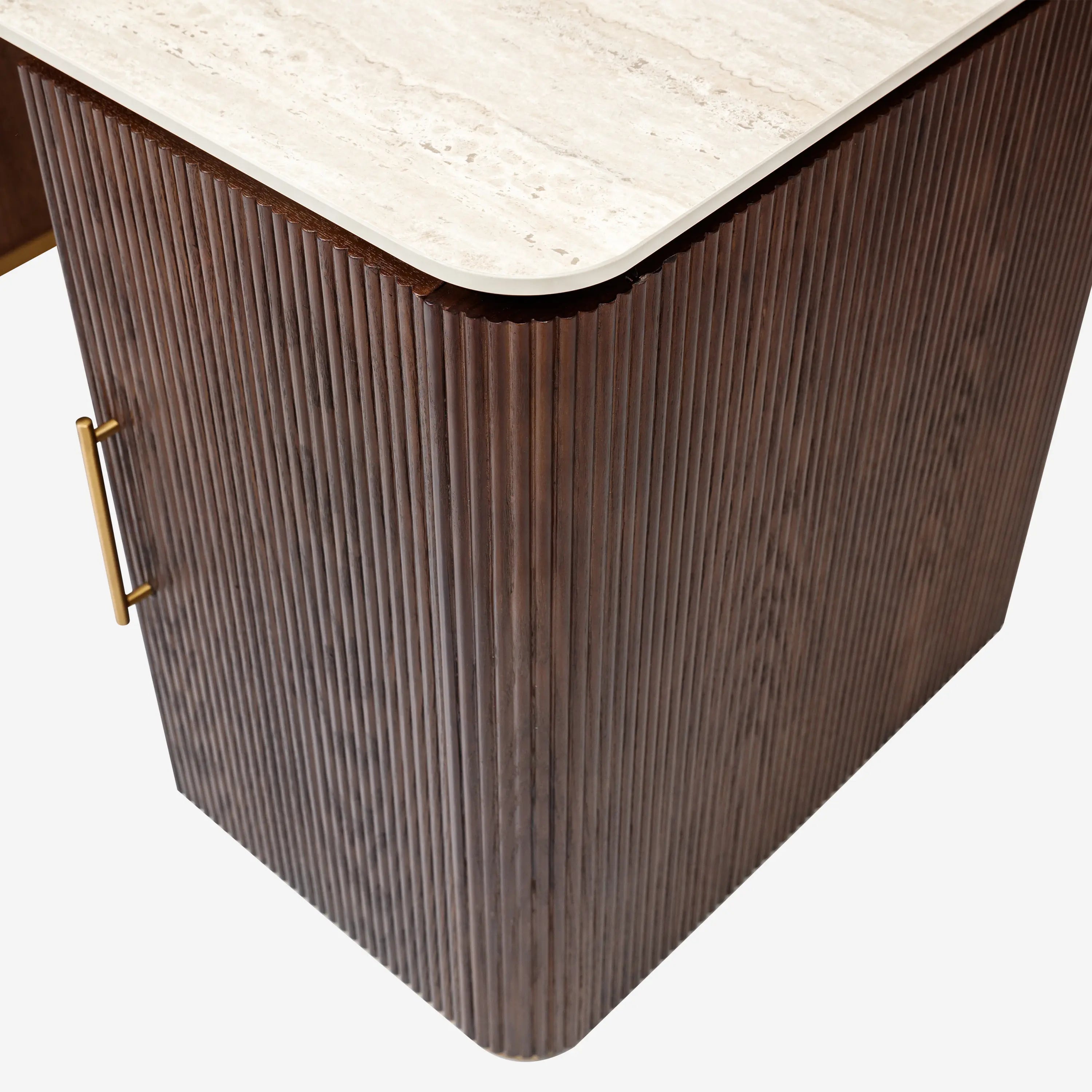 San Pierre Study Desk - Dark Brown